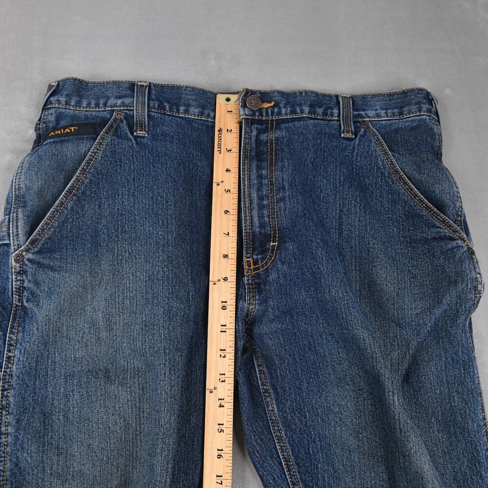 Ariat M4 Rebar Jeans Mens 38X34 (Fits 35x34) Relaxed Boot Western Work Wear - Picture 10 of 10